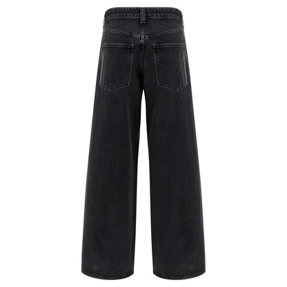Agolde Black Cotton Jeans Denim