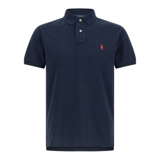 Polo Ralph Lauren Blue Cotton Polo Shirt