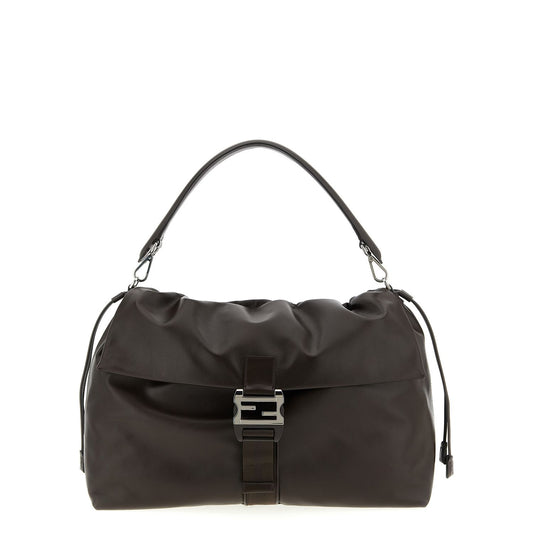 Fendi Brown Calfskin Handbag