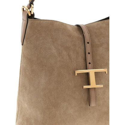 Tod's Beige Calfskin Handbag