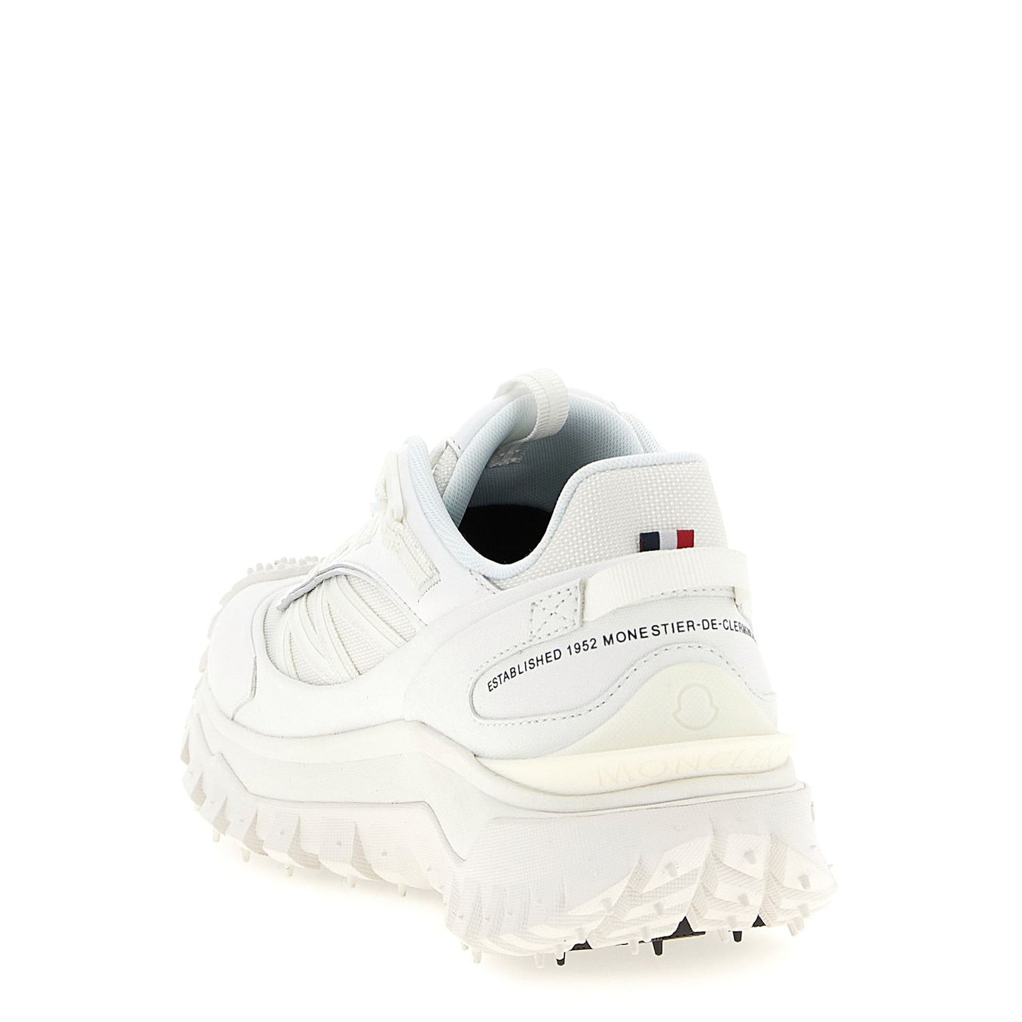 Moncler White Polyamide Athletic Sneakers