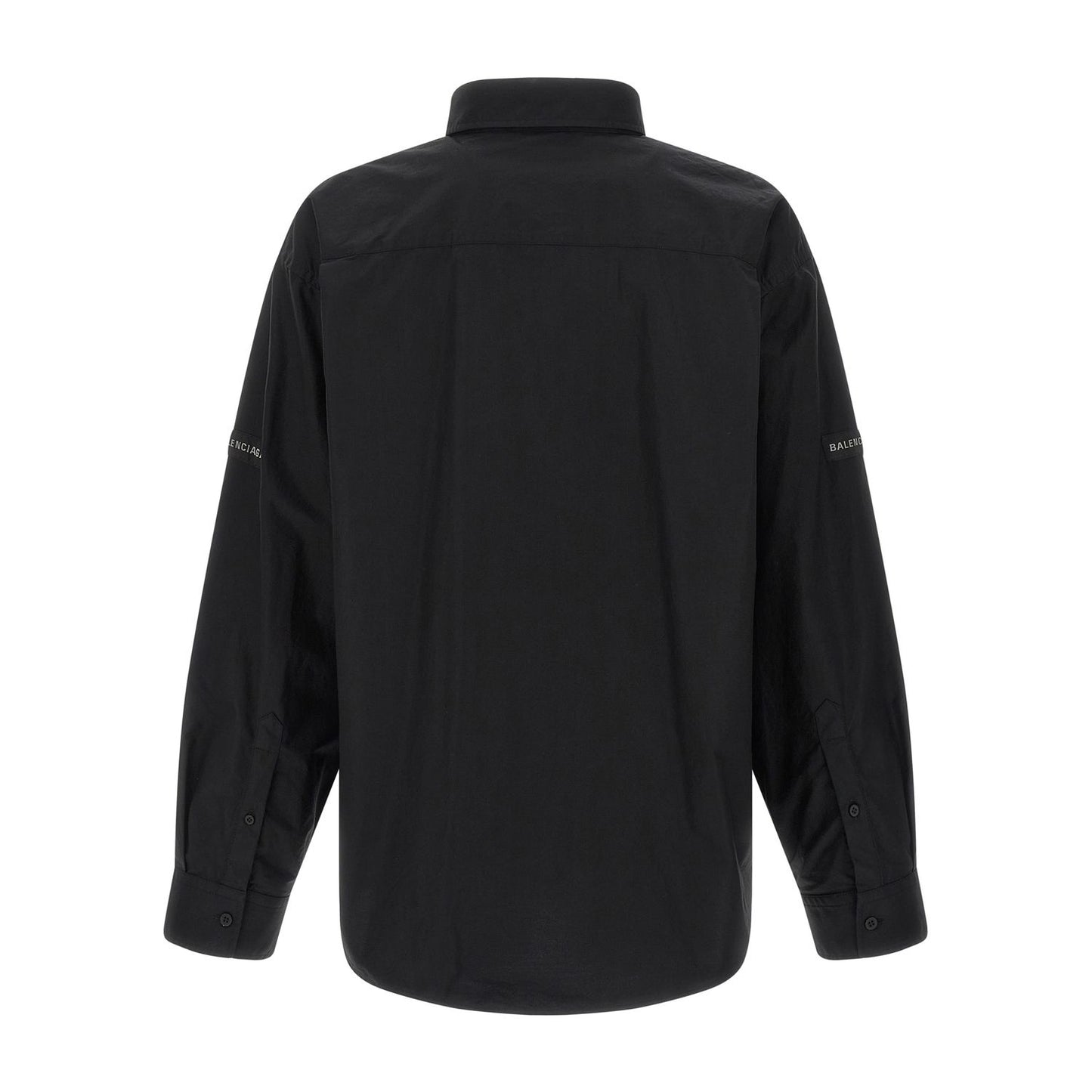 Balenciaga Black Cotton Blouse