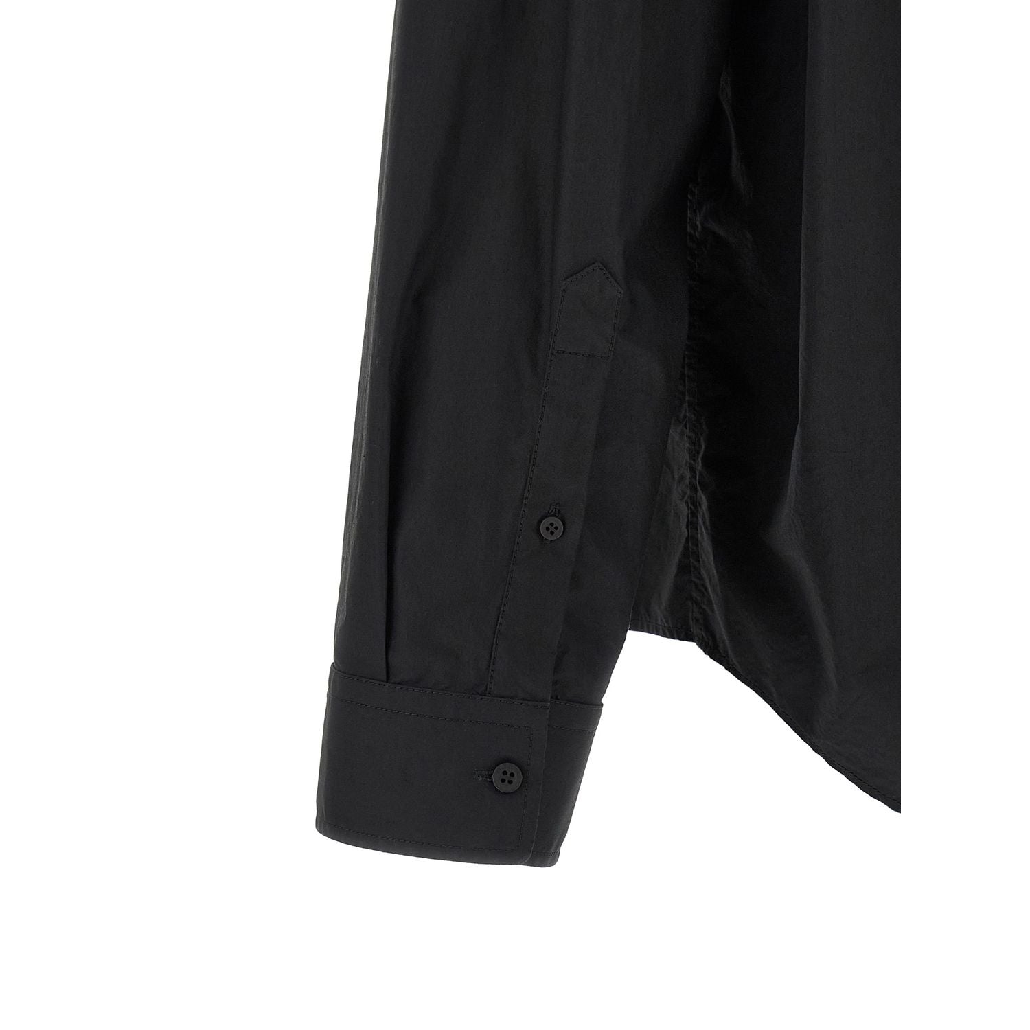 Balenciaga Black Cotton Blouse
