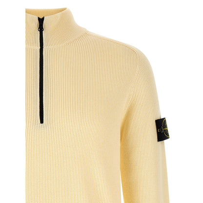 Stone Island Beige Cotton Cardigan
