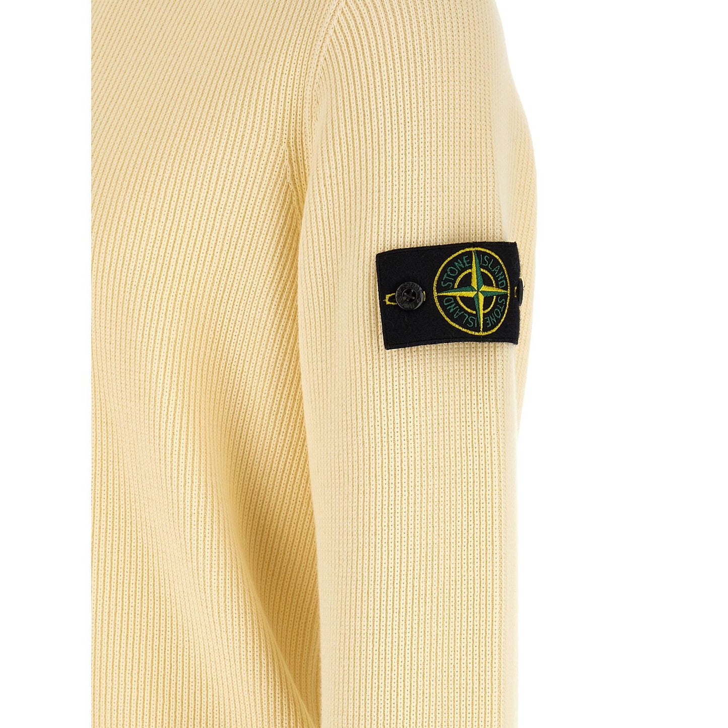 Stone Island Beige Cotton Cardigan