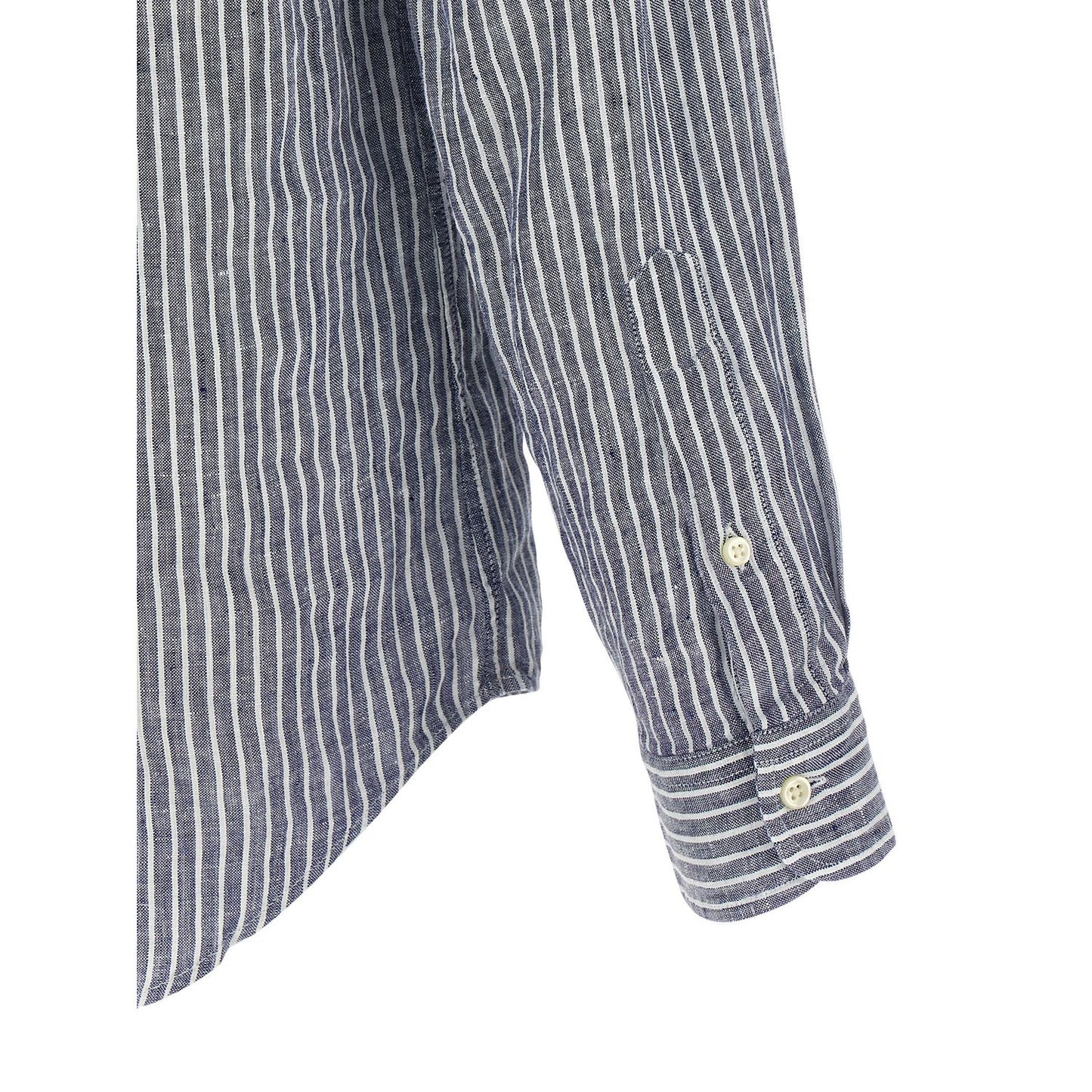 Polo Ralph Lauren Blue Linen Blouse