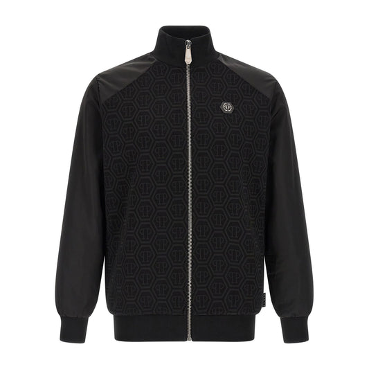 Philipp Plein Black Cotton Sweatshirt