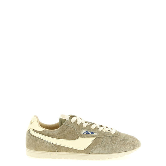 Autry Gray Cowhide Athletic Sneakers
