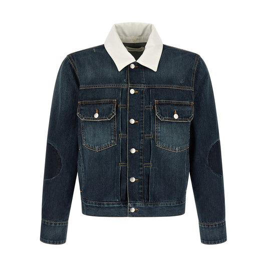 Namacheko Blue Cotton Denim Jacket