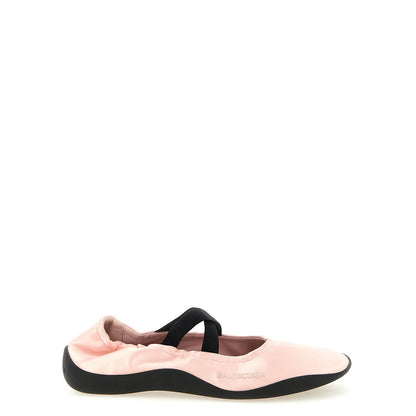Balenciaga Multicolor Polyester Ballet Flats