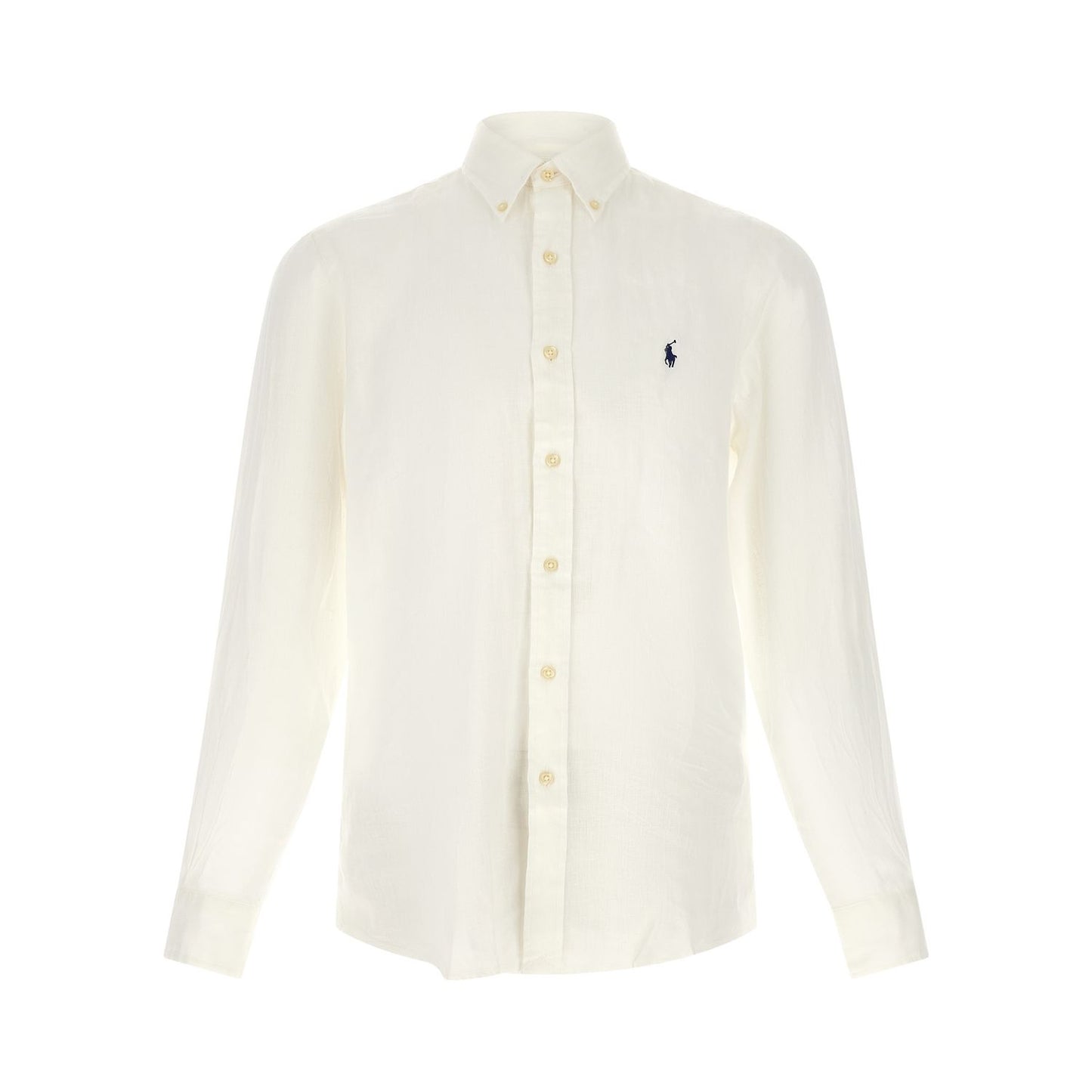 Polo Ralph Lauren White Linen Blouse