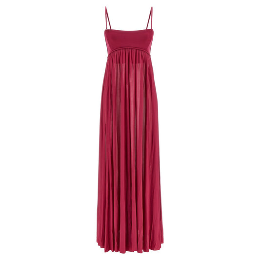 Zimmermann Fuchsia Viscose Long Dress