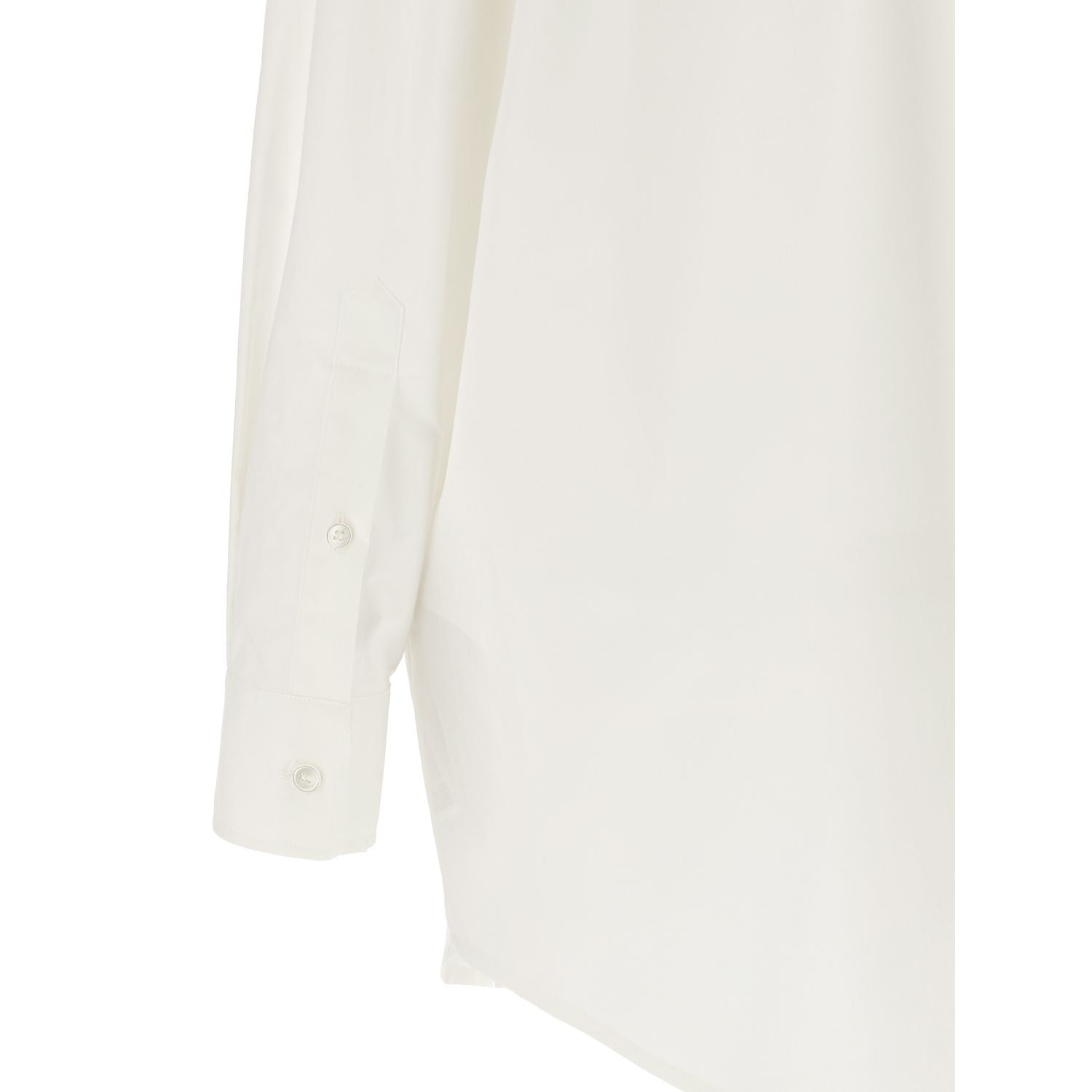 MM6 Maison Margiela White Cotton Blouse