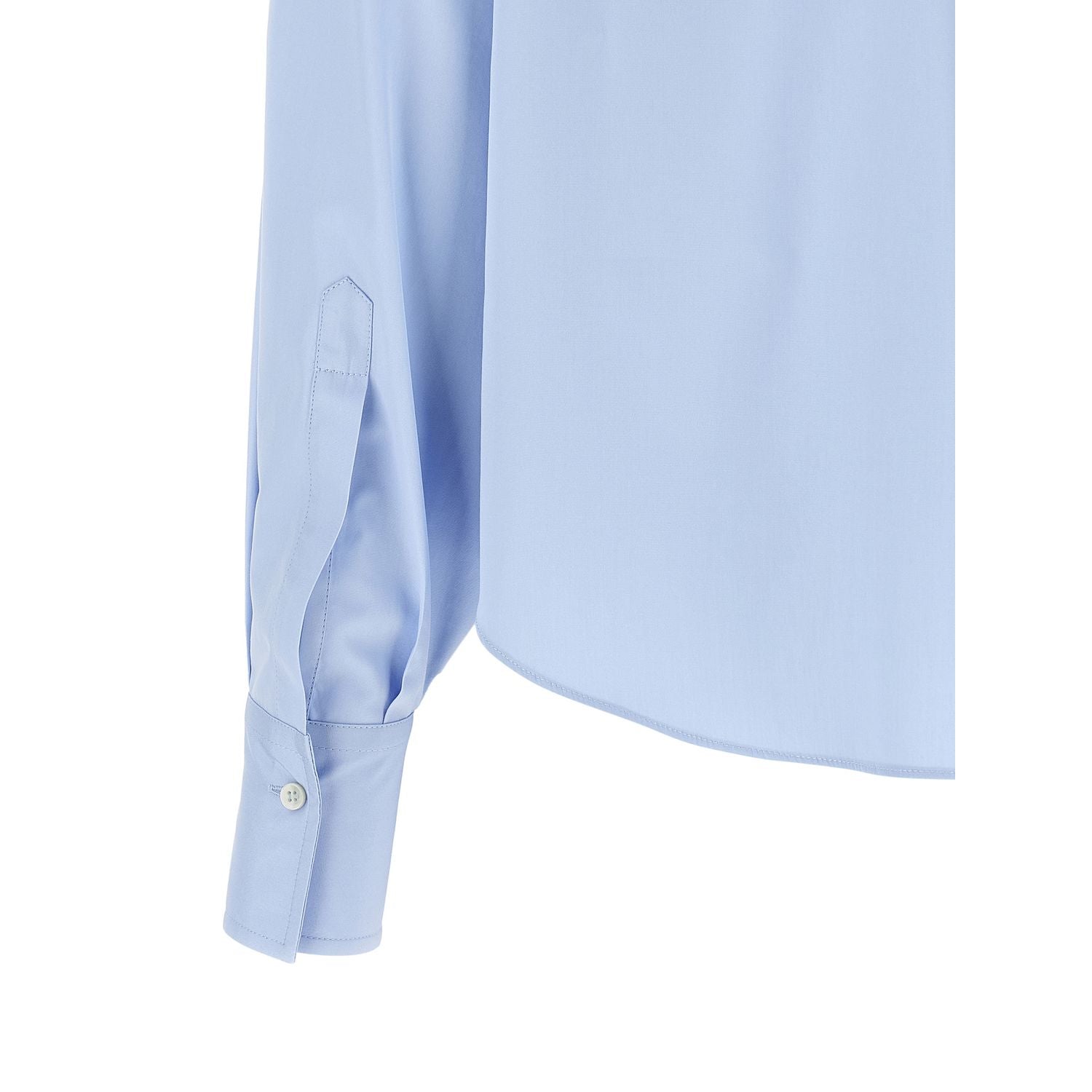 Brunello Cucinelli Blue Cotton Blouse