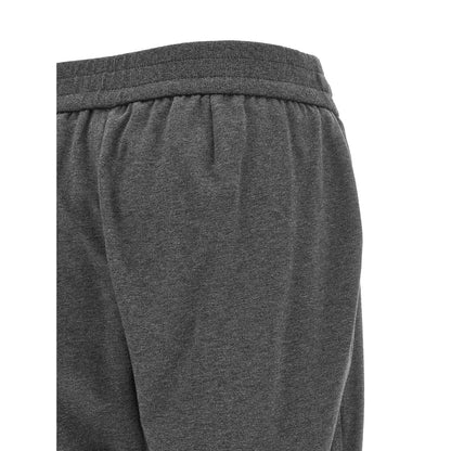 Brunello Cucinelli Gray Cotton Casual Pants