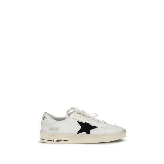 Golden Goose White Leather The Stardan Sneakers