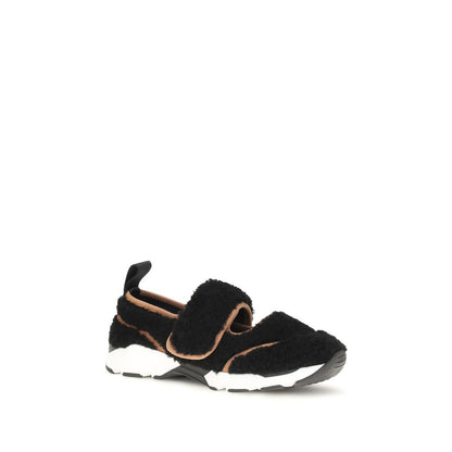 Marni Black Polyamide Athletic Sneakers