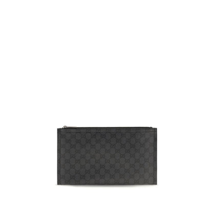 Gucci Black Fabric Clutch Bag