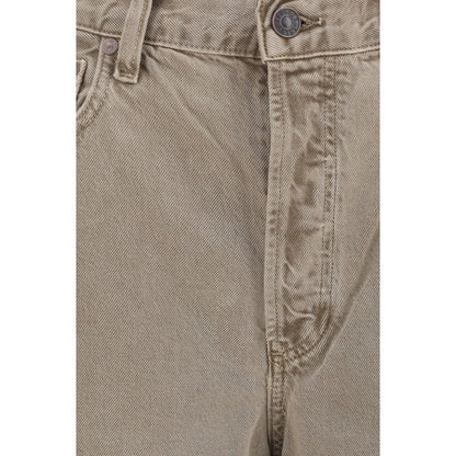 Agolde Brown Cotton Casual Pants