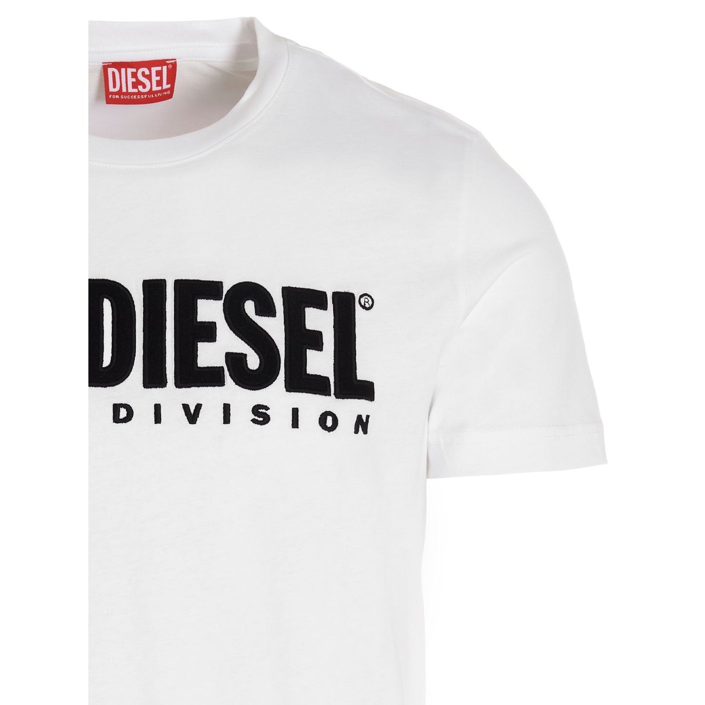 Diesel White Cotton T-Shirt