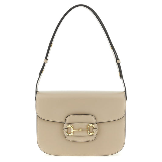 Gucci Beige Calfskin Shoulder Bag