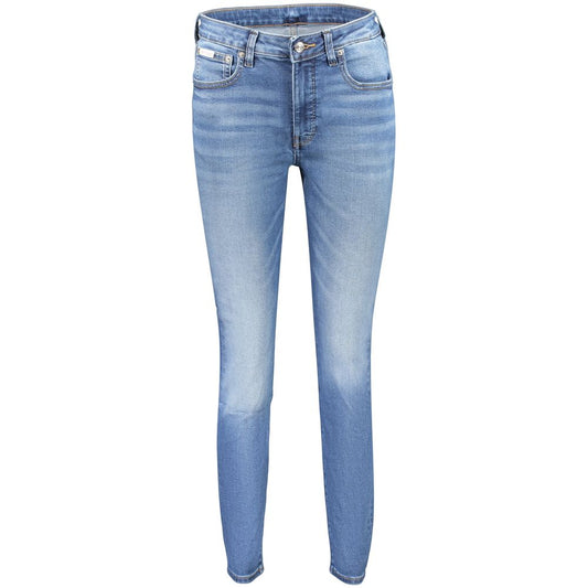 Calvin Klein Blue Cotton Women's Jean