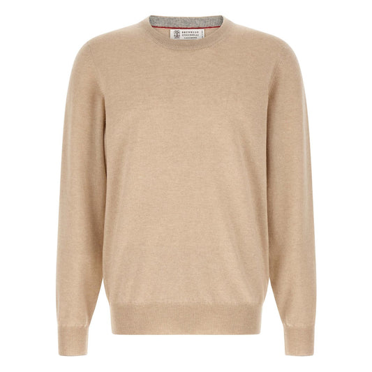 Brunello Cucinelli Beige Cashmere Cardigan