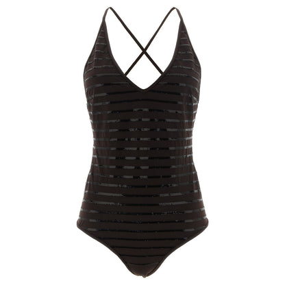 Brunello Cucinelli Brown Polyamide One-Piece Swimsuit