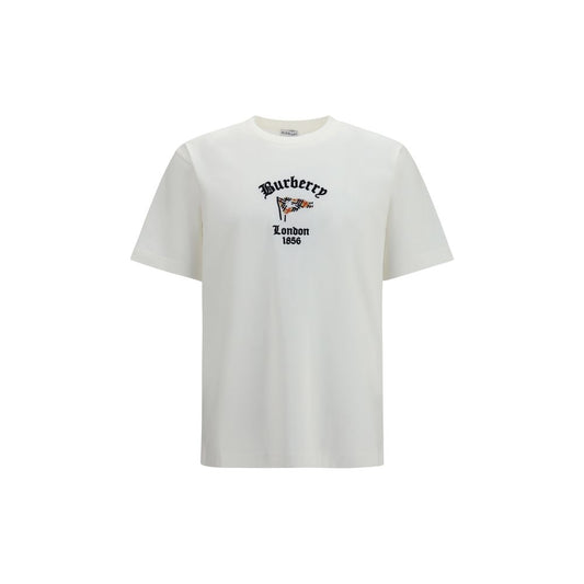 Burberry White Cotton T-Shirt