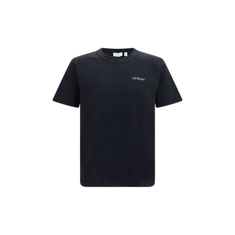 Off-White Black Cotton T-Shirt