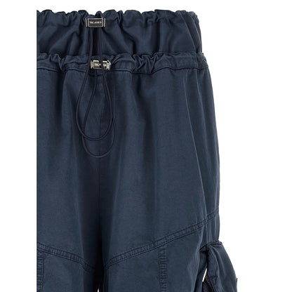 The Attico Blue Cotton Cargo Pants