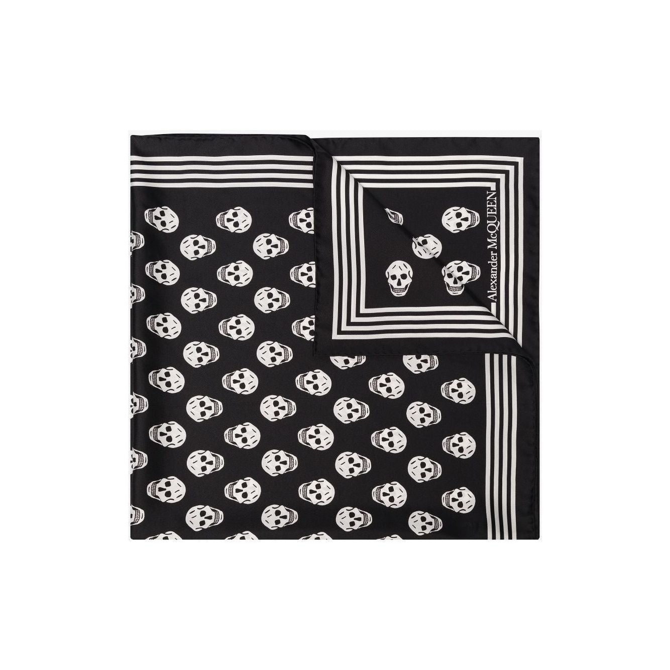 Alexander McQueen Scarfs Black Scarves Hats & Gloves Alexander Mcqueen