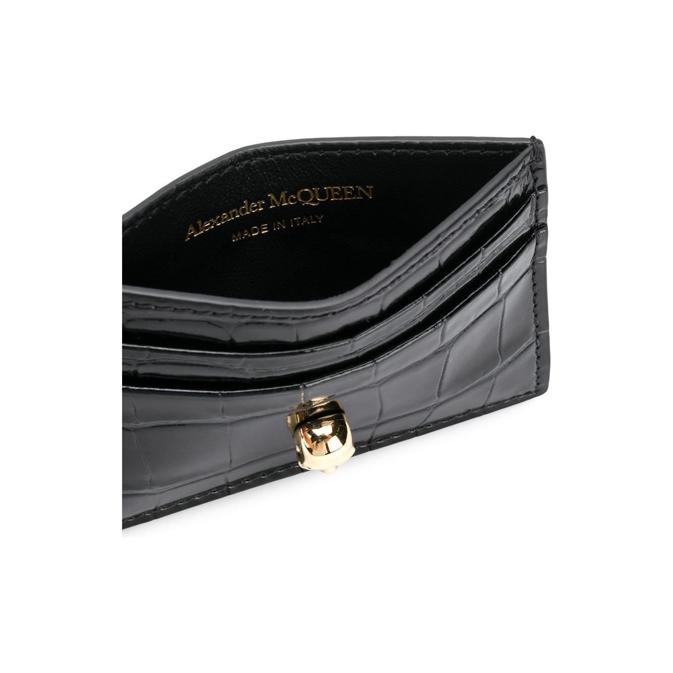 Alexander McQueen Wallets Black Wallets Alexander Mcqueen