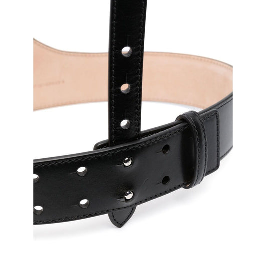 Alexander McQueen Y-shaped leather braces Black Other Alexander Mcqueen Dark Slate Gray