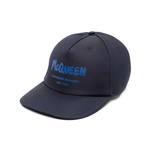 Alexander McQueen Hats Blue Scarves Hats & Gloves Alexander Mcqueen Dark Slate Gray