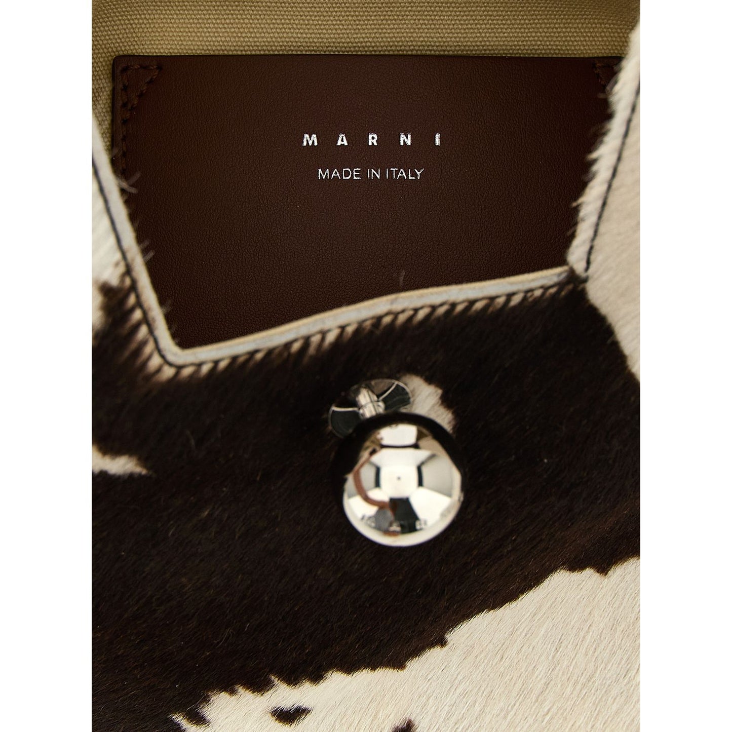 Marni Brown Calfskin Handbag