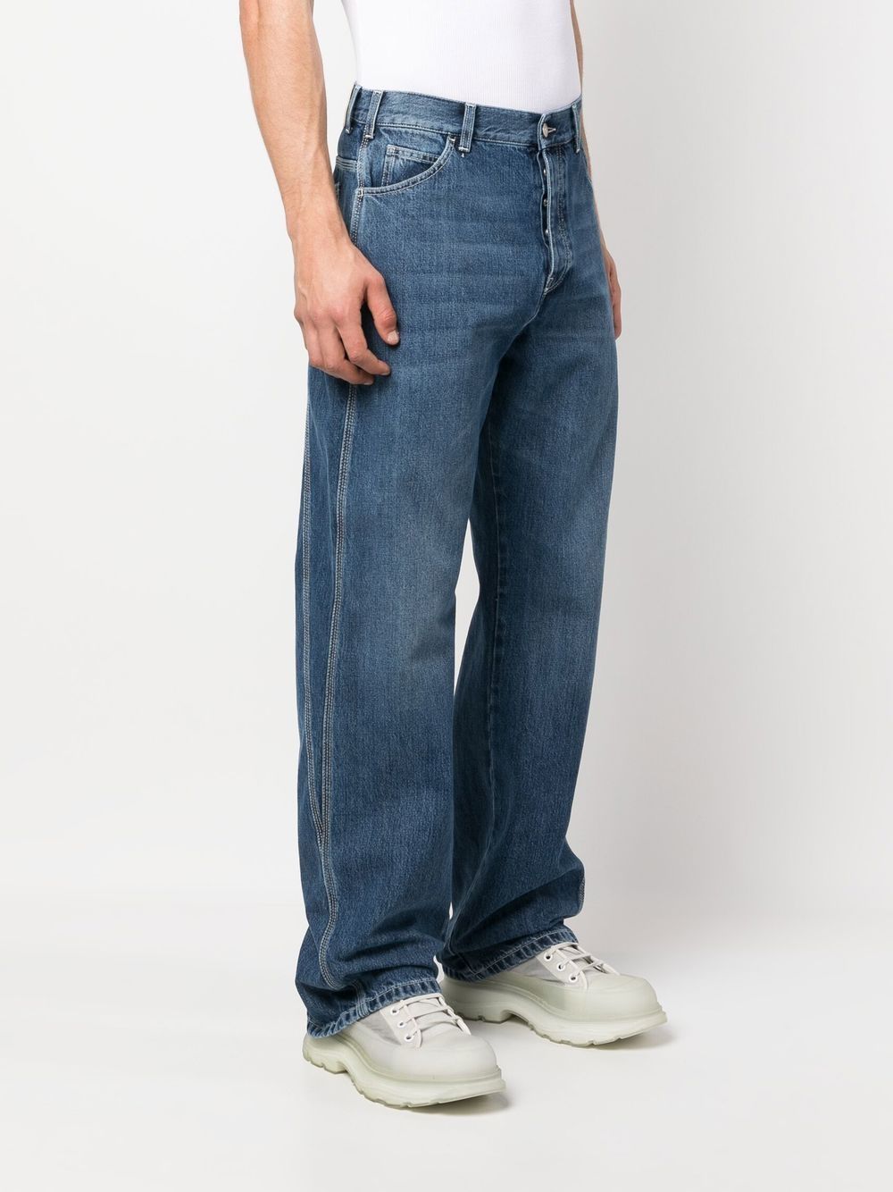 Alexander Mcqueen wide-leg panelled jeans Jeans Alexander Mcqueen