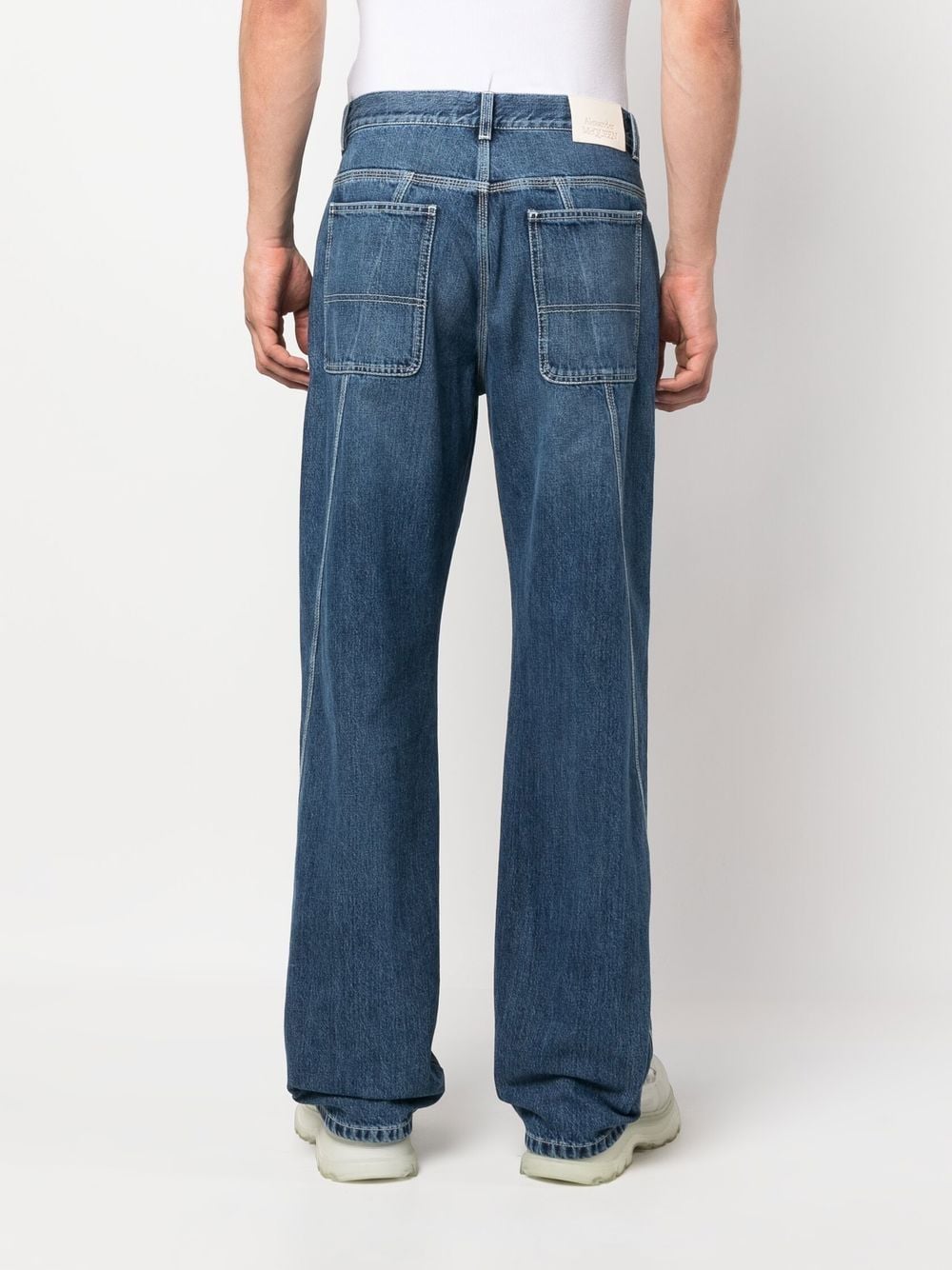 Alexander Mcqueen wide-leg panelled jeans Jeans Alexander Mcqueen