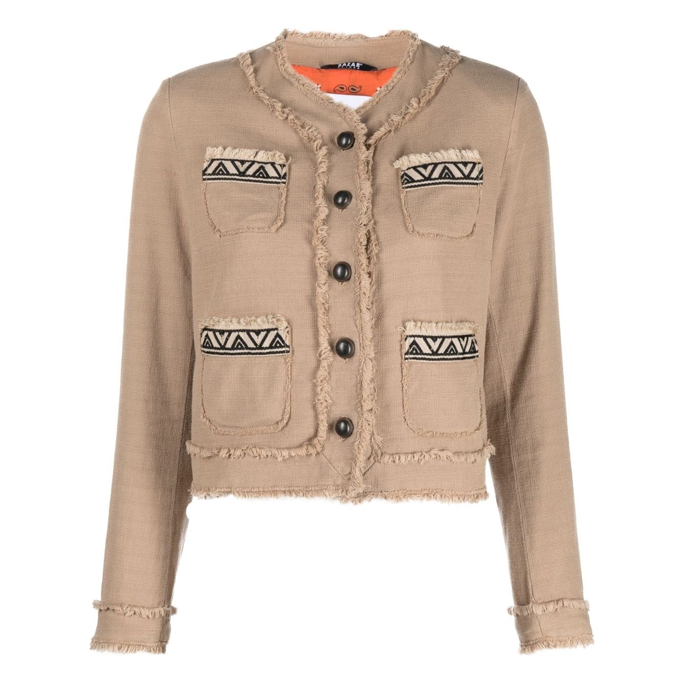 Bazar Deluxe Jackets Beige Jackets Bazar Deluxe