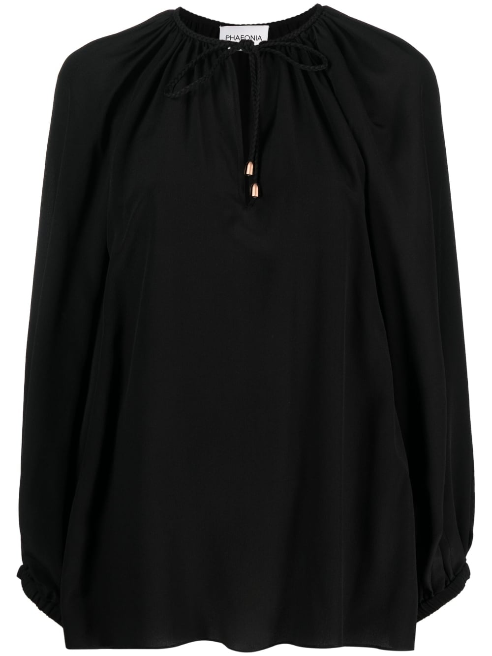 PHAEONIA Top Black Topwear Phaeonia