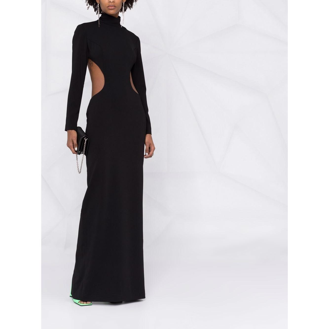 Monot PRE high neck evening dress