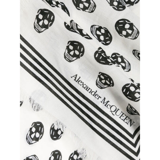 Alexander McQueen Scarfs White Scarves Hats & Gloves Alexander Mcqueen