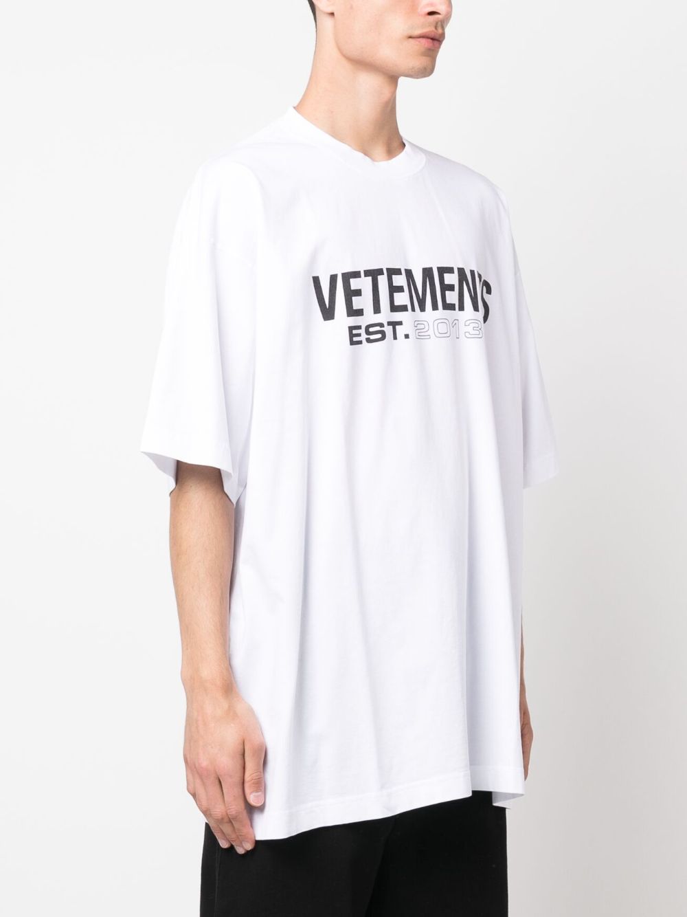 Vetements T-shirts and Polos White Topwear Vetements