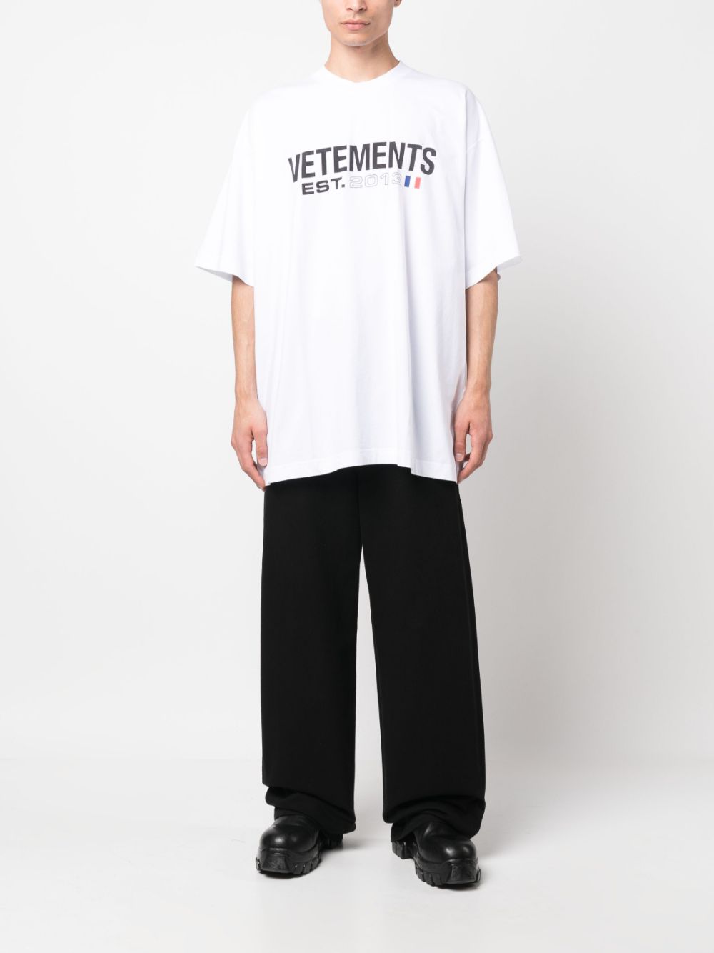 Vetements T-shirts and Polos White Topwear Vetements