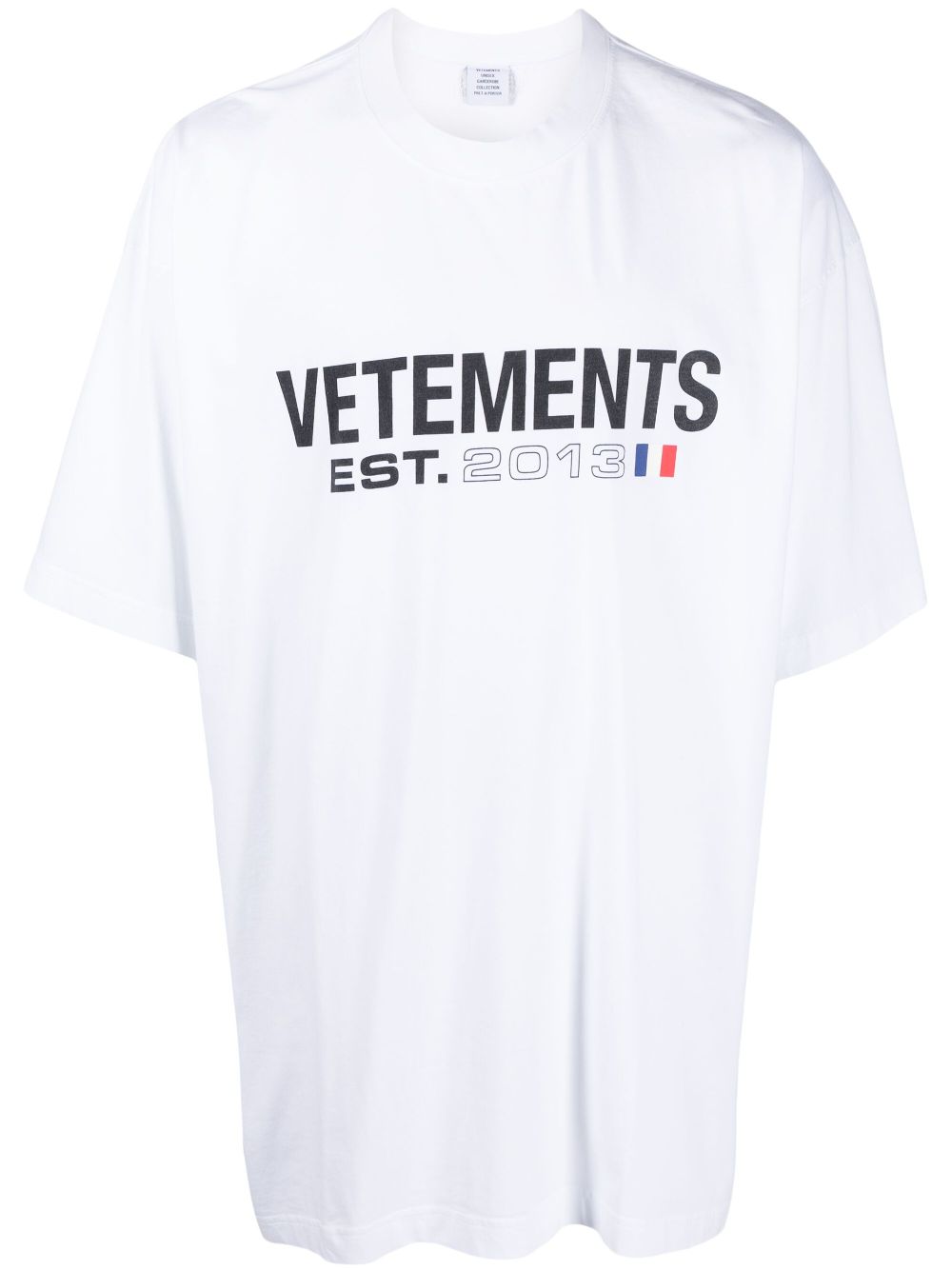 Vetements T-shirts and Polos White Topwear Vetements