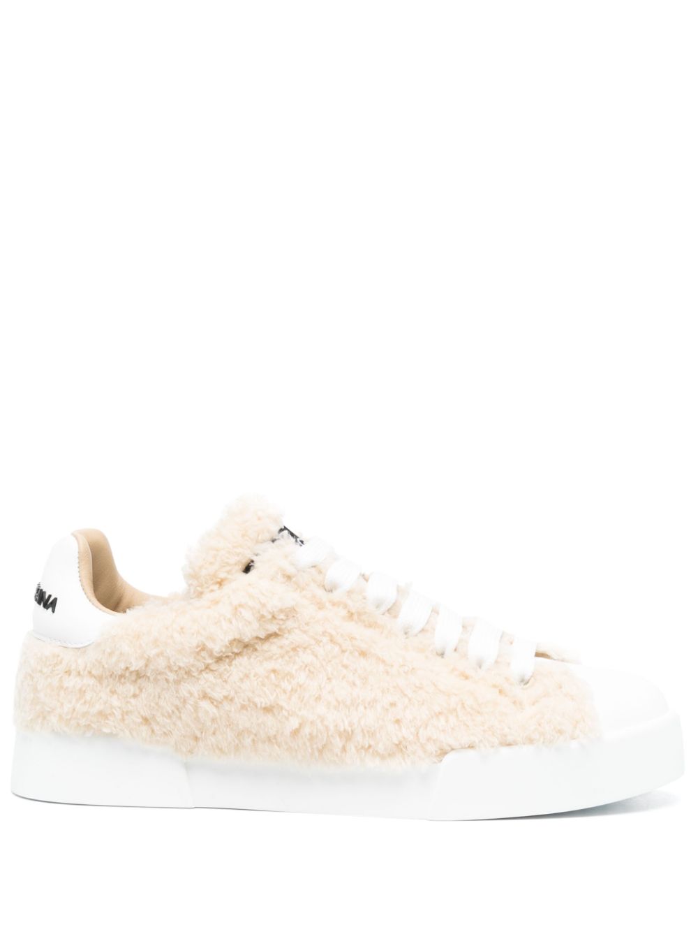 Dolce & Gabbana leather sneakers with embossed logo Sneakers Dolce & Gabbana