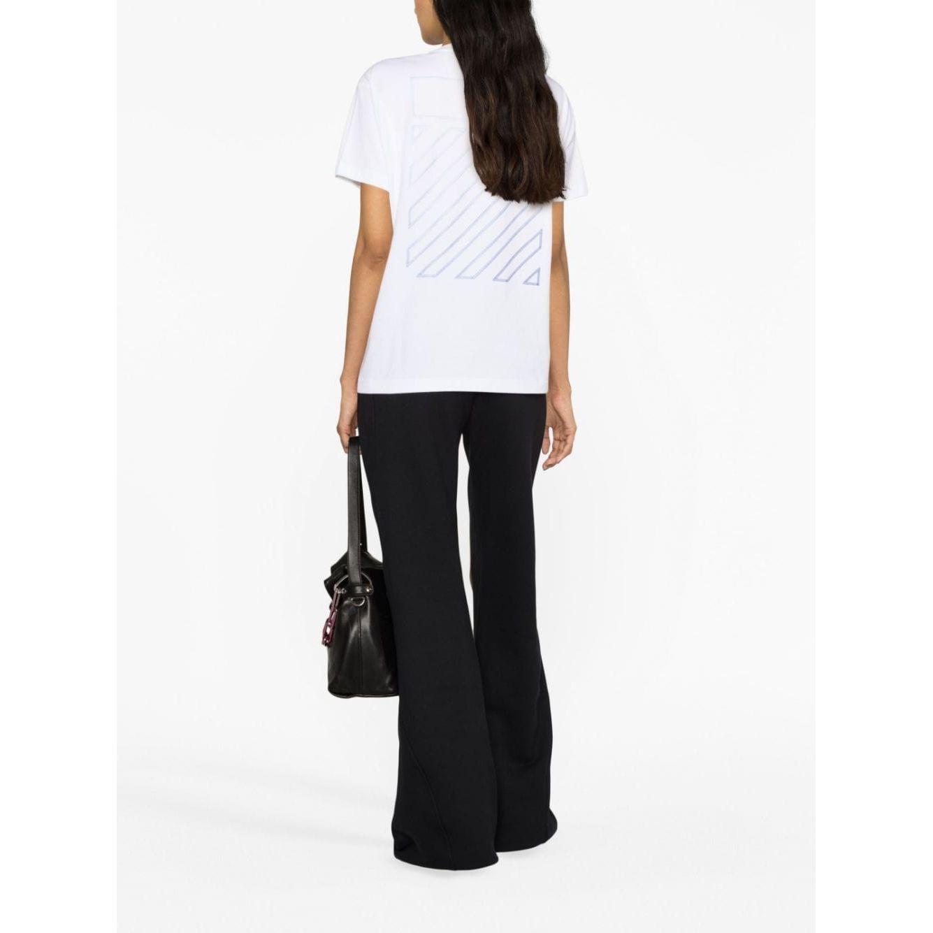 Off White Trousers Black