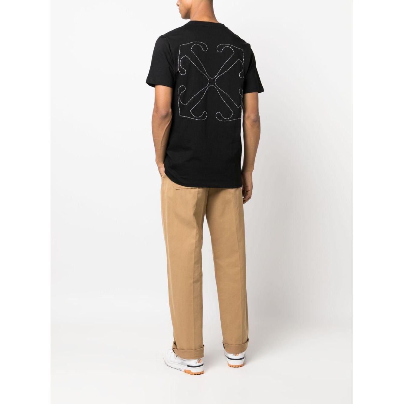 Off White T-shirts and Polos Black