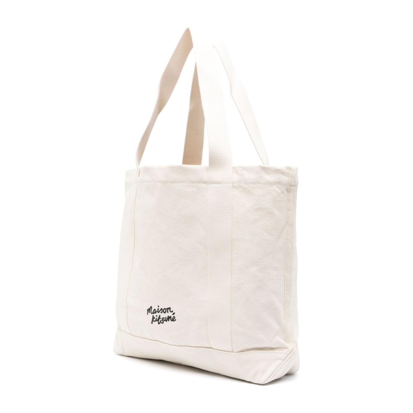 MAISON KITSUNE' Bags.. Beige Shopper Maison Kitsune