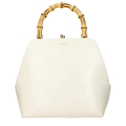 Jil Sander Beige Leather Handbag